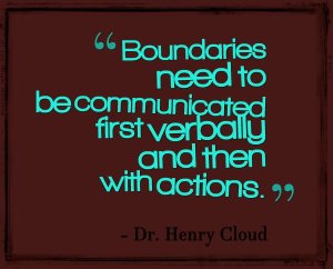 Boundaries